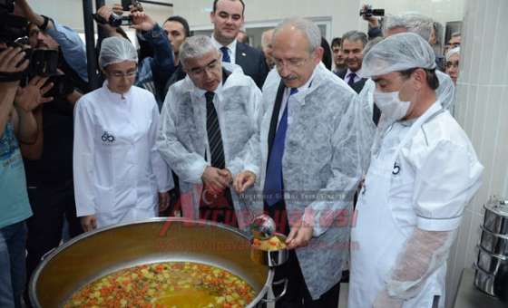 Çorlu Belediyesi Aşevini Kemal Kılıçdaroğlu Açtı