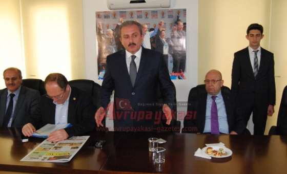 Ak Parti Genel Başkan Yardımcısı Şentop Çorlu'da