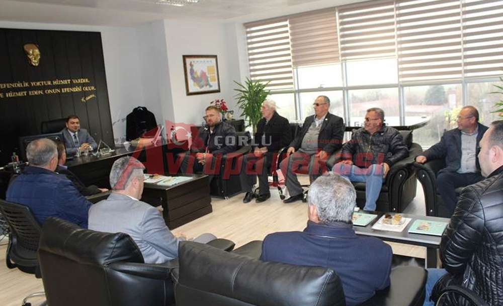 Muhtarlardan Ergene'ye Hayırlı Olsun Ziyareti