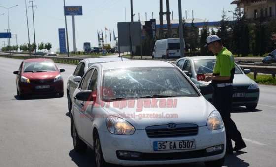 Çorlu Polisinden Emniyet Kemeri Uygulaması