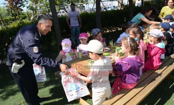 Çorlu Anaokulu'ndan Bölge Trafik İstasyonuna Ziyaret