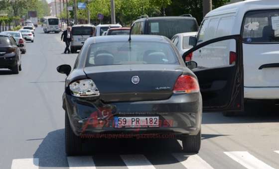 Çorlu'da Kaza: 1 Yaralı