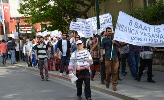 Çorlu İşçi Komitesi 1 Mayıs İşçi Bayramını Kutladı