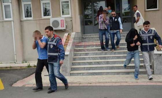 Kavga Ettiler, Polise Yakalandılar 