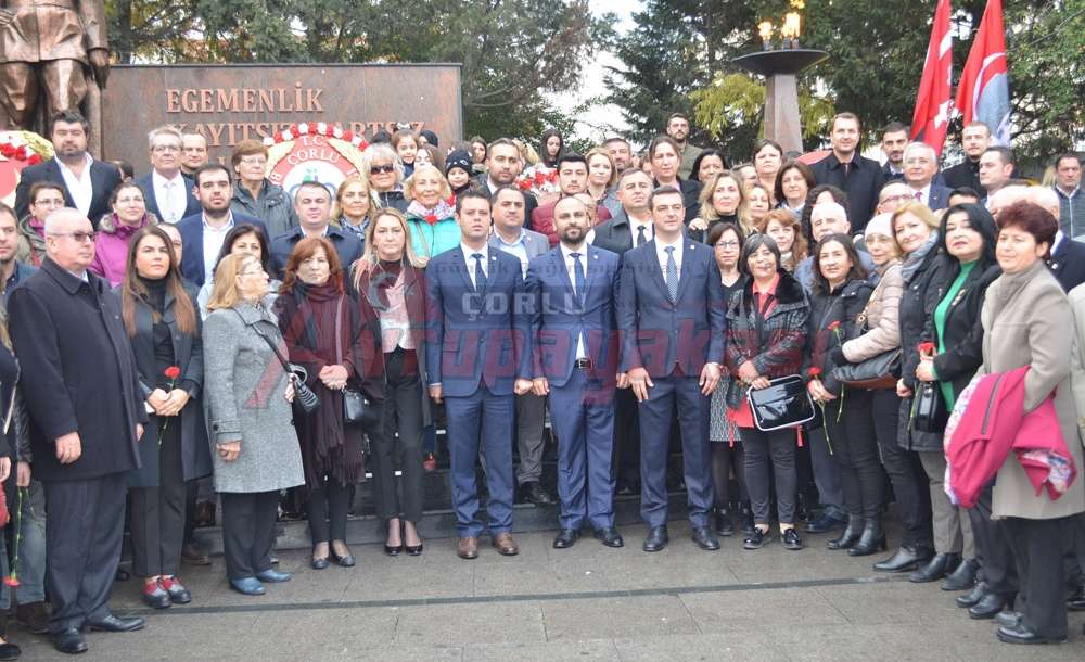 Büyük Önder, Çorlu'da Göz Yaşlarıyla Anıldı