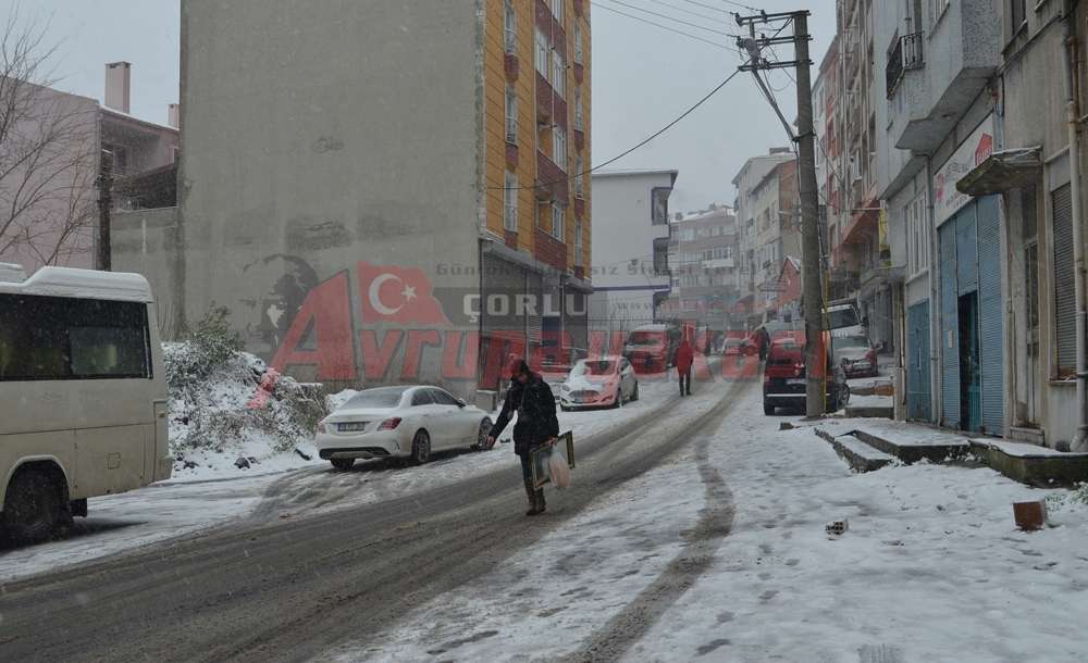Çorlu'dan Kar Manzaraları 