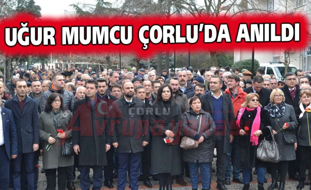 Uğur Mumcu Çorlu'da Anıldı