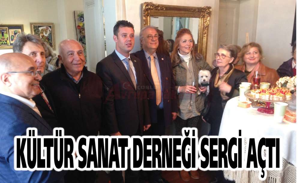 Kültür Sanat Derneği Sergi Açtı 