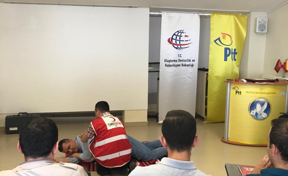 Ptt Çalışanlarına İlk Yardım Eğitimi Verildi 