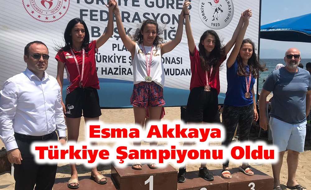 Esma Akkaya Türkiye Şampiyonu Oldu
