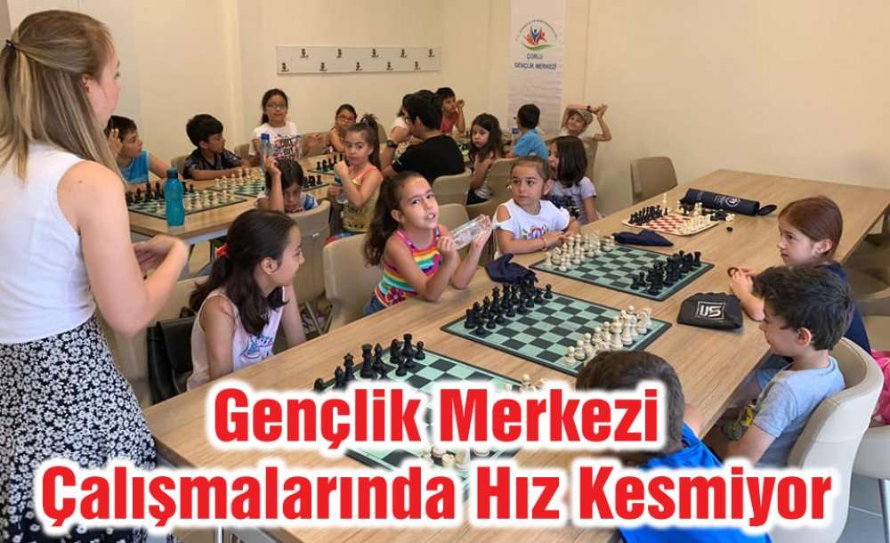 Gençlik Merkezi Çalışmalarında Hız Kesmiyor