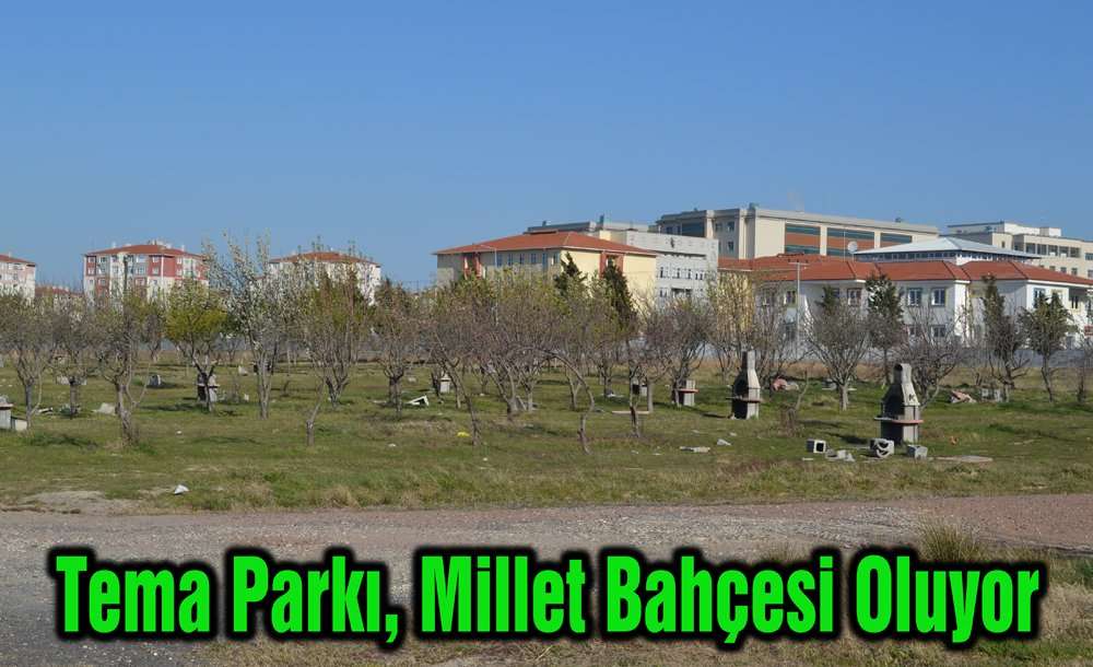 Tema Parkı, Millet Bahçesi Oluyor