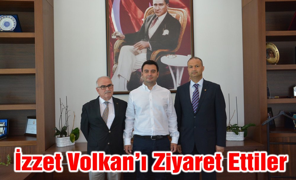 İzzet Volkan'ı Ziyaret Ettiler 
