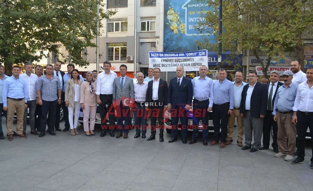 Çorlu Emniyetine 7 Araç Daha Verildi