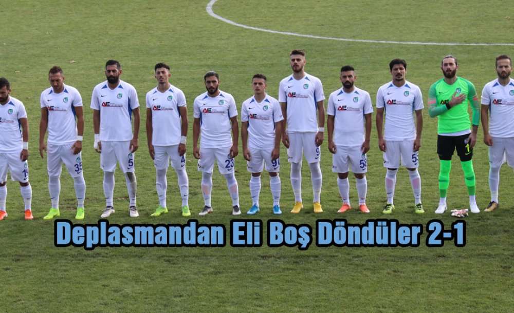 Deplasmandan Eli Boş Döndüler 2-1