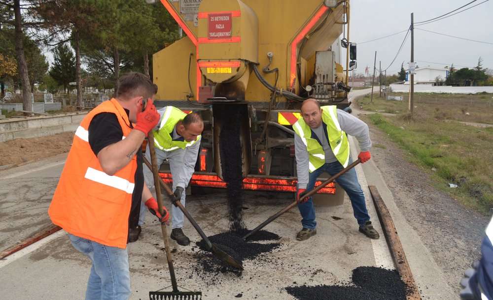 Çamlıbel Caddesi'ne Kasis Yapıldı 