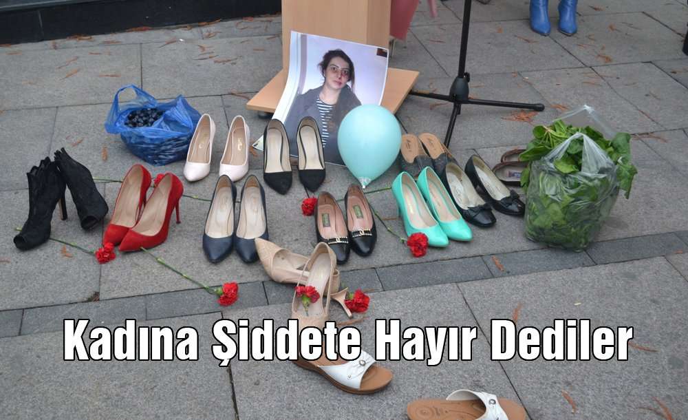 Kadına Şiddete Hayır Dediler 