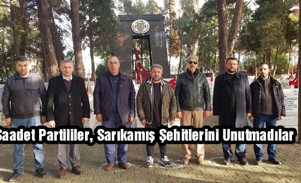 Saadet Partililer, Sarıkamış Şehitlerini Unutmadılar