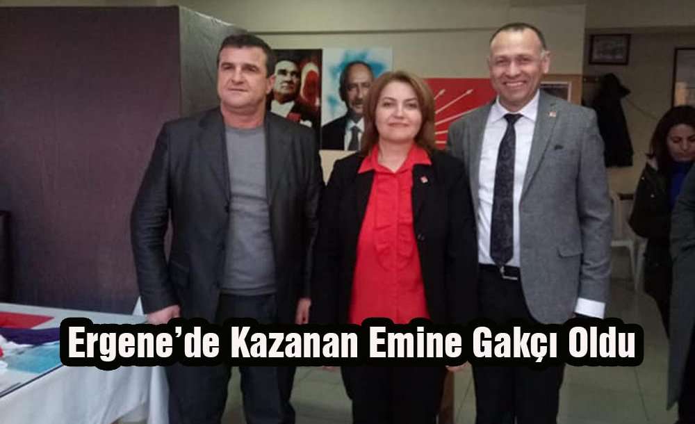 Ergene'de Kazanan Emine Gakçı Oldu 