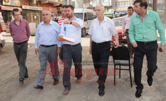 Başkan Baysan 5. Etap Altyapı Çalışmalarını Yerinde İnceledi