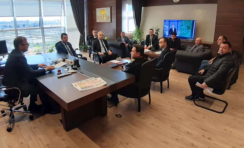 Çorlu'da Korona Virüs Toplantısı Yapıldı 