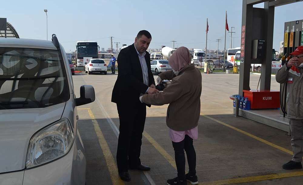 Benzin İstasyonunda 2 Bin Araç Dezenfekte Edilecek 