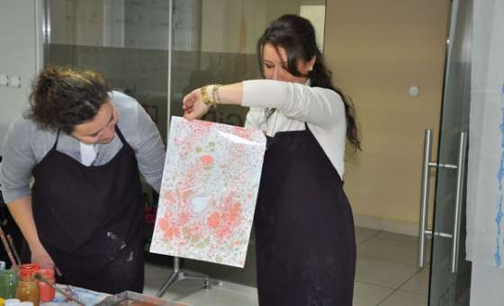 Tagid İş Kadınları Komisyonu Üyeleri Ebru Çalışması Yaptı  