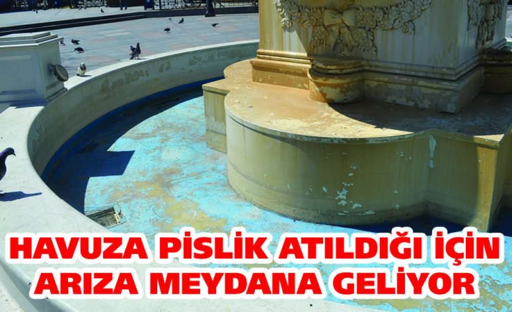 Havuza Pislik Atıldığı Için Arıza Meydana Geliyor  