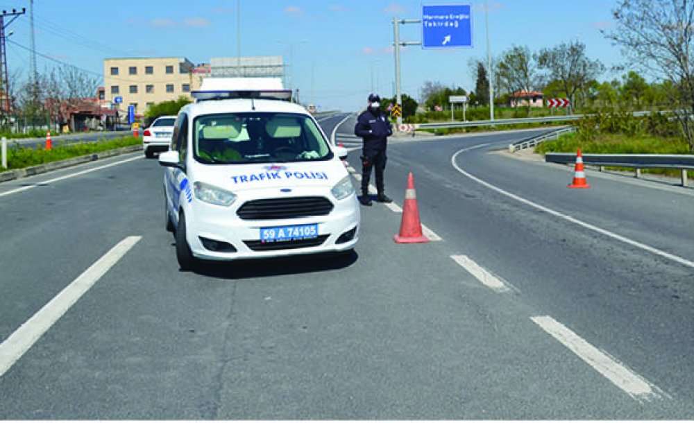 Tekirdağ'da Şehir Giriş Çıkışlarındaki Kısıtlamalar Devam Edecek 