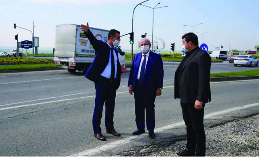 Albayrak, Çorlu'da İncelemelerde Bulundu 