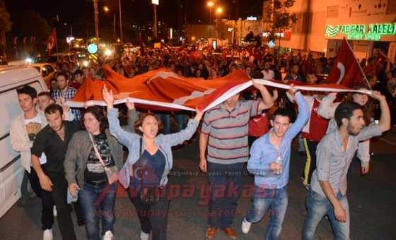 Çorlu'da Eylem Devam Ediyor