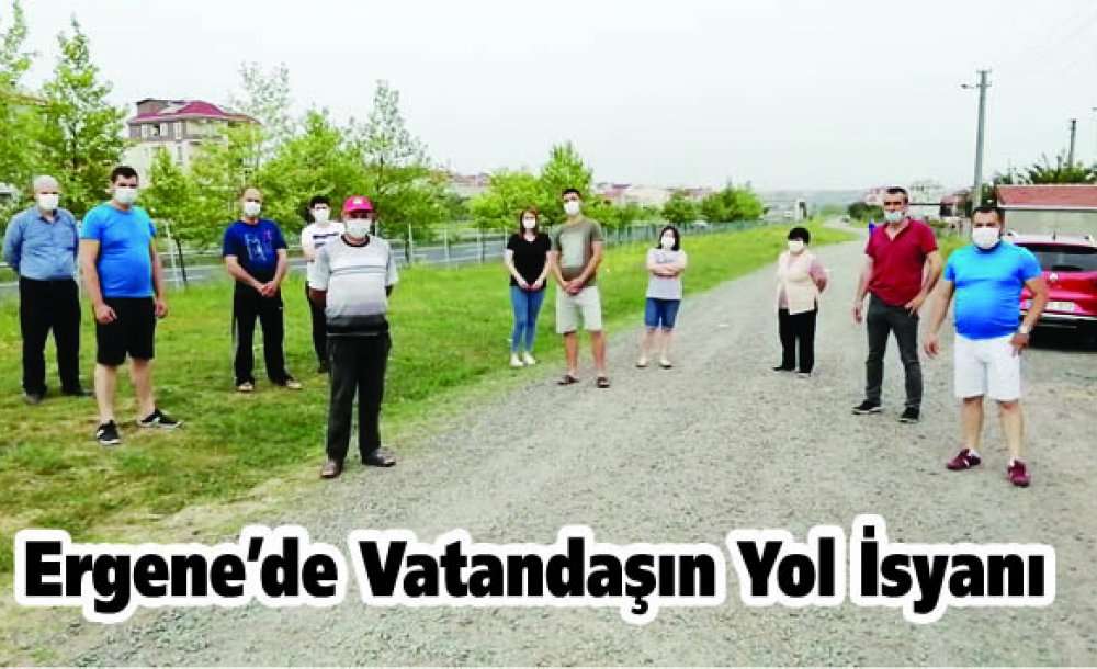 Ergene'de Vatandaşın Yol İsyanı