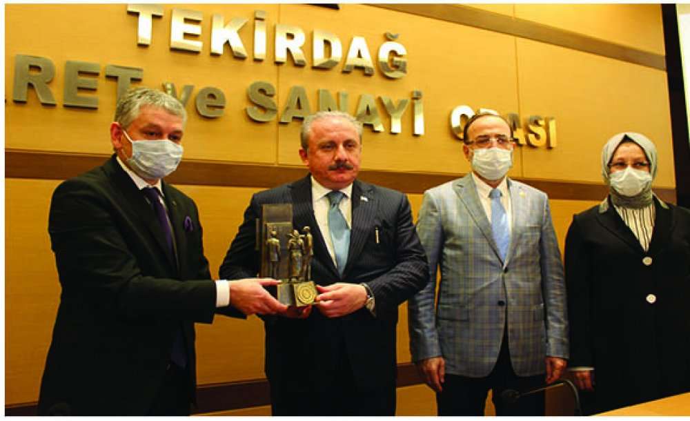 Tbmm Başkanı Şentop'tan Tekirdağ Tso'ya Ziyaret