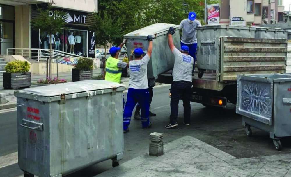 Çöp Konteynırları Yenilendi 