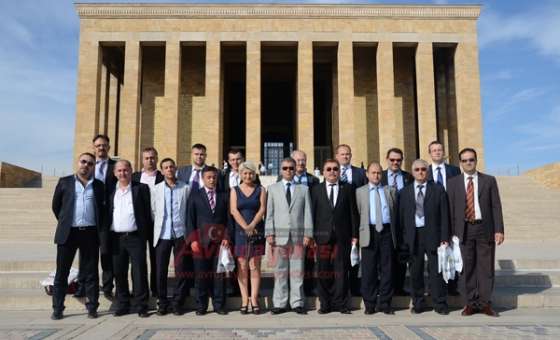 Çorlu Gazeteciler Derneği Ankara'ya Çıkarma Yaptı