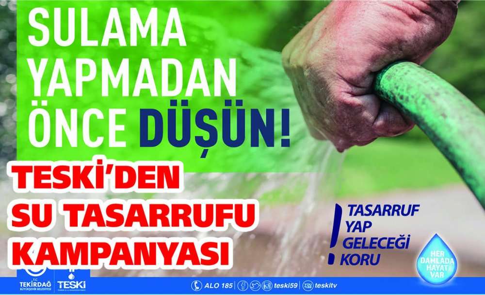 Teski'den Su Tasarrufu Kampanyası