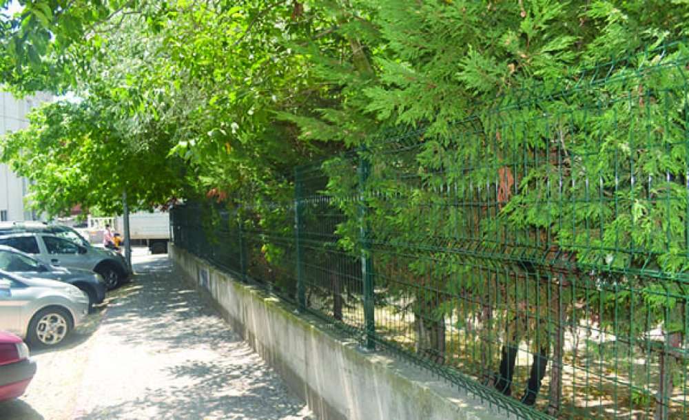 Parkın Çitleri Tekrar Yapıldı 