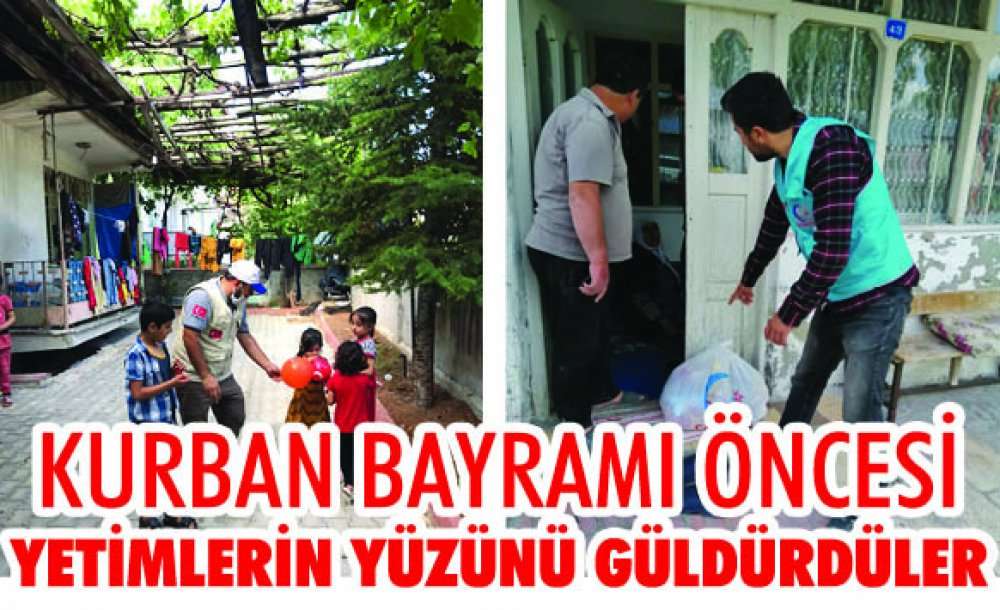 Kurban Bayramı Öncesi Yetimlerin Yüzünü Güldürdüler