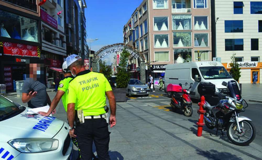 Çorlu'da Motosiklet Denetimleri Yapıldı 