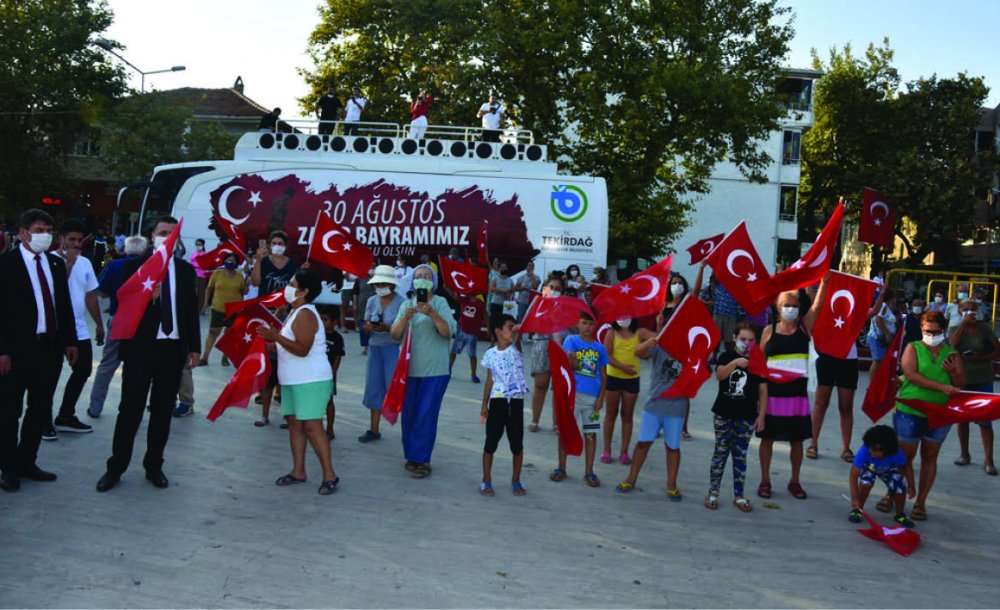 Tekirdağ'da 30 Ağustos Zafer Bayramı Coşkusu