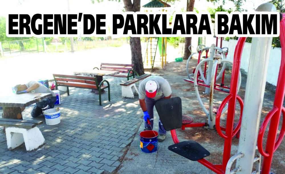 Ergene'de Parklara Bakım