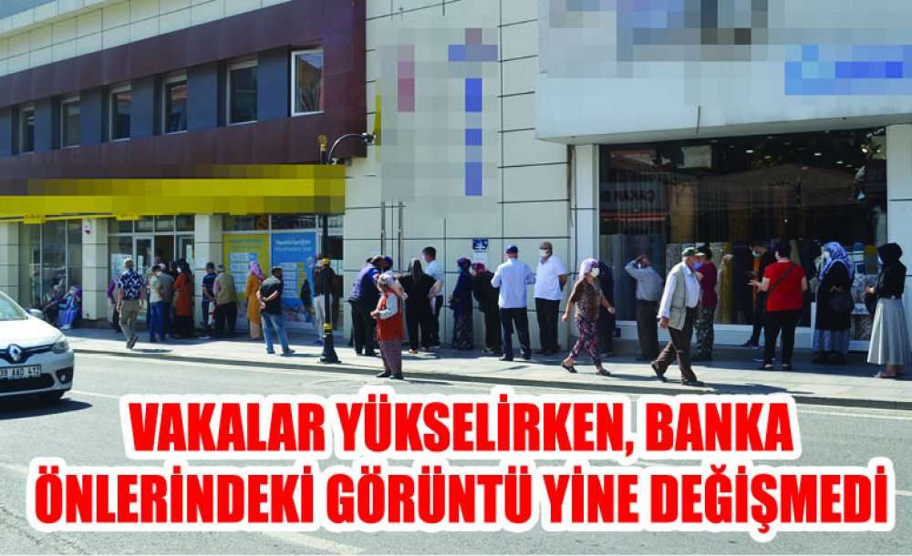 Vakalar Yükselirken, Banka Önlerindeki Görüntü Yine Değişmedi