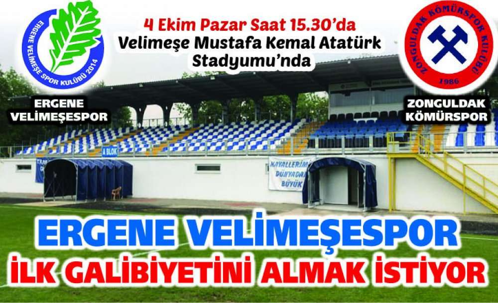 Ergene Velimeşespor İlk Galibiyetini Almak İstiyor