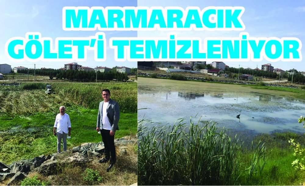 Marmaracık Gölet'i Temizleniyor