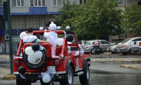 Düğüncüleri Yağmur Bile Durduramadı