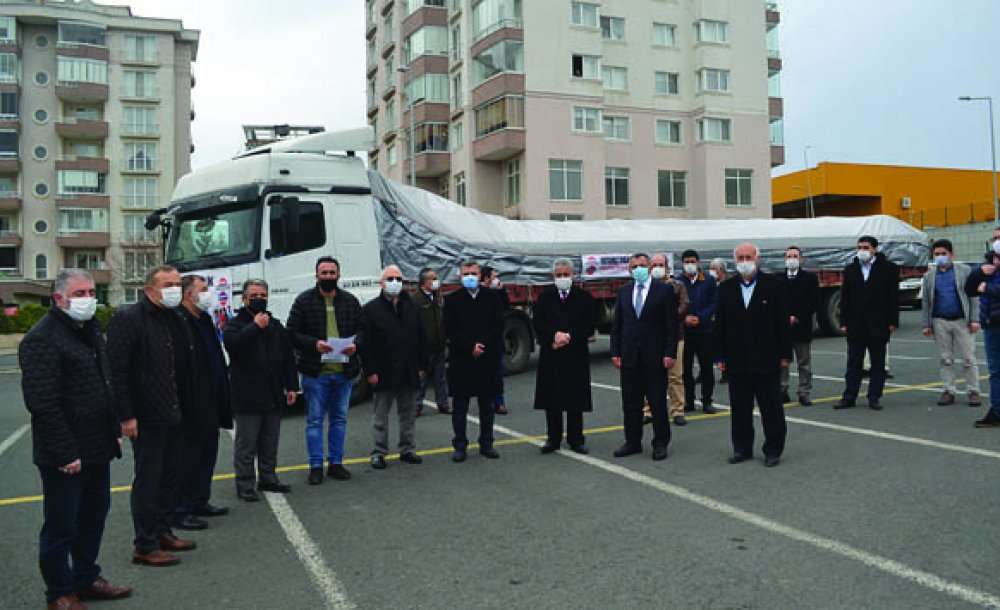 Mazlumlar İçin Yardım Tir'ı Yola Çıktı  