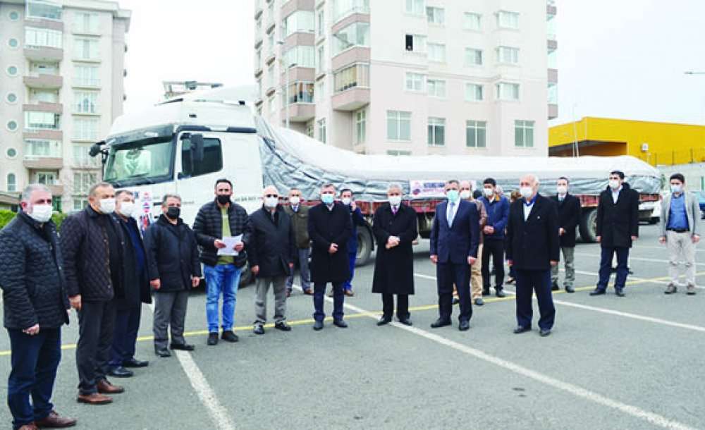 Mazlumlar İçin Yardım Tir'ı Yola Çıktı  
