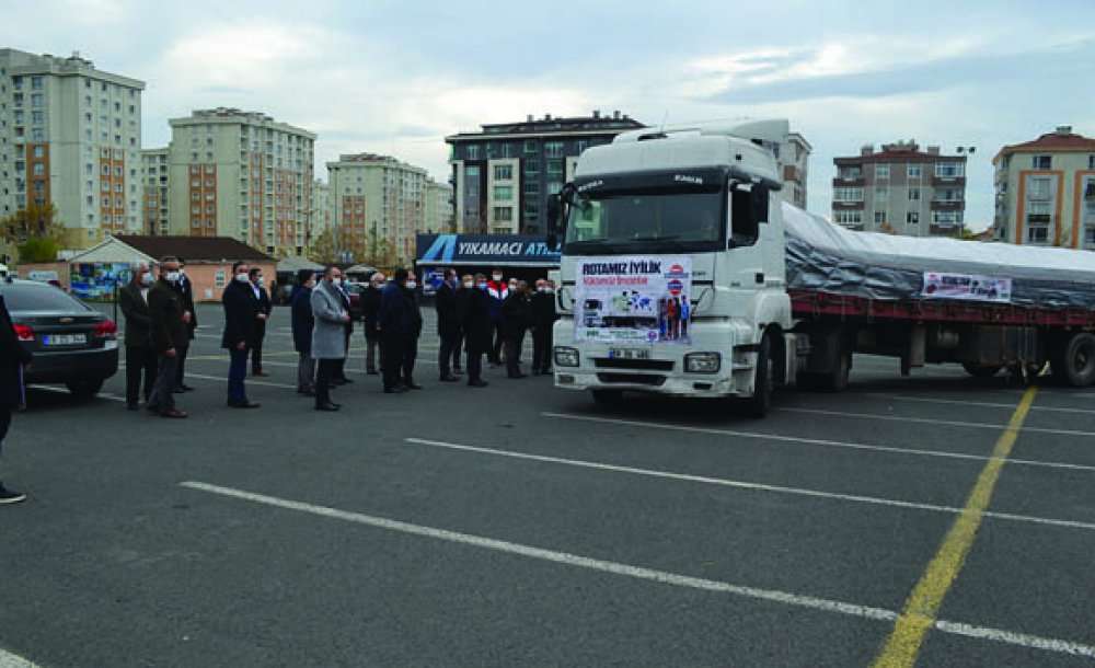 Mazlumlar İçin Yardım Tir'ı Yola Çıktı  