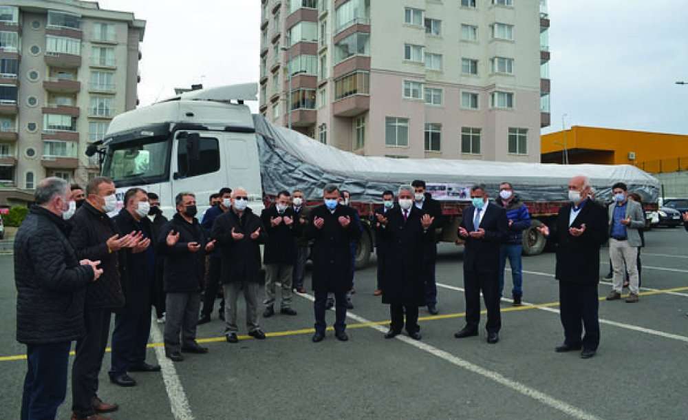 Mazlumlar İçin Yardım Tir'ı Yola Çıktı  