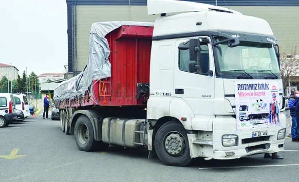 Mazlumlar İçin Yardım Tir'ı Yola Çıktı  